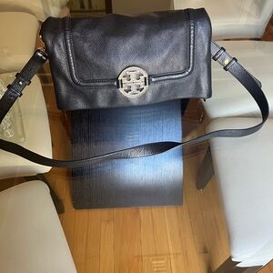 Tory Burch Black Leather Crossbody Bag